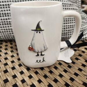 Rae Dunn Halloween Ghost  "eek" Brand new 2025 release